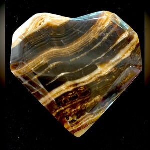 Chocolate Calcite Heart